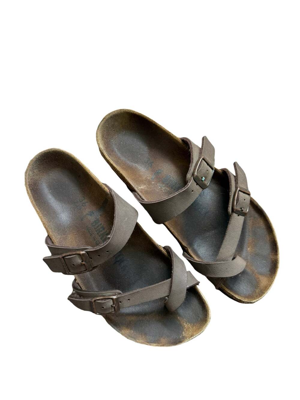Birkenstock Mayari Brown Birko-Flor Toe-Loop Sandals